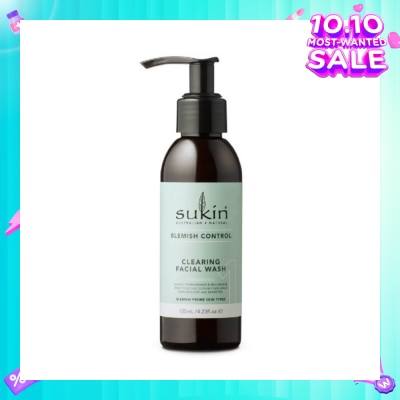 SUKIN Clearing Facial Wash Blemish Control (125ml)