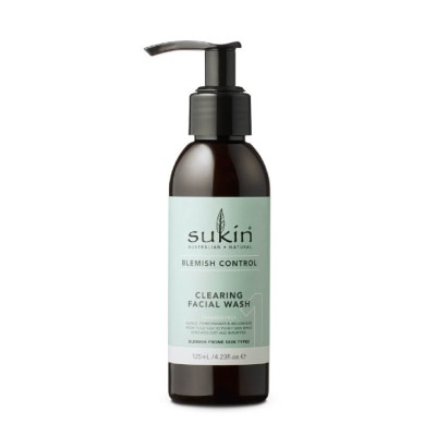 SUKIN Clearing Facial Wash Blemish Control (125ml)