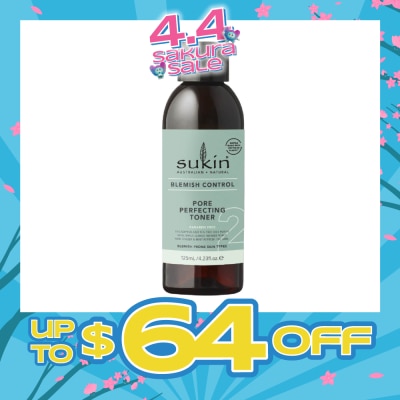 SUKIN - Blemish Control Pore Pefecting Toner 125ml&nbsp;(Expiry: Sep`2026)