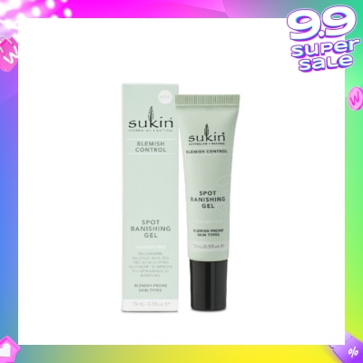 SUKIN Spot Banishing Gel Blemish Control (15ml)