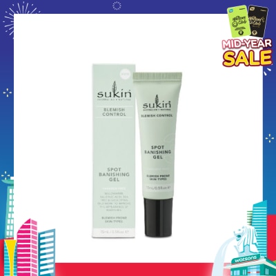 SUKIN Spot Banishing Gel Blemish Control (15ml)