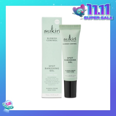 SUKIN Spot Banishing Gel Blemish Control (15ml)