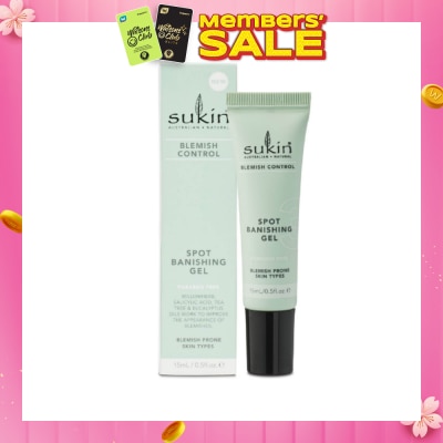 SUKIN Spot Banishing Gel Blemish Control (15ml)