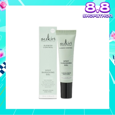SUKIN Spot Banishing Gel Blemish Control (15ml)
