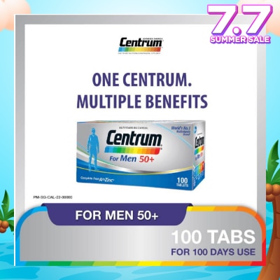 CENTRUM For Men 50+ Multivitamins 100 Tablets