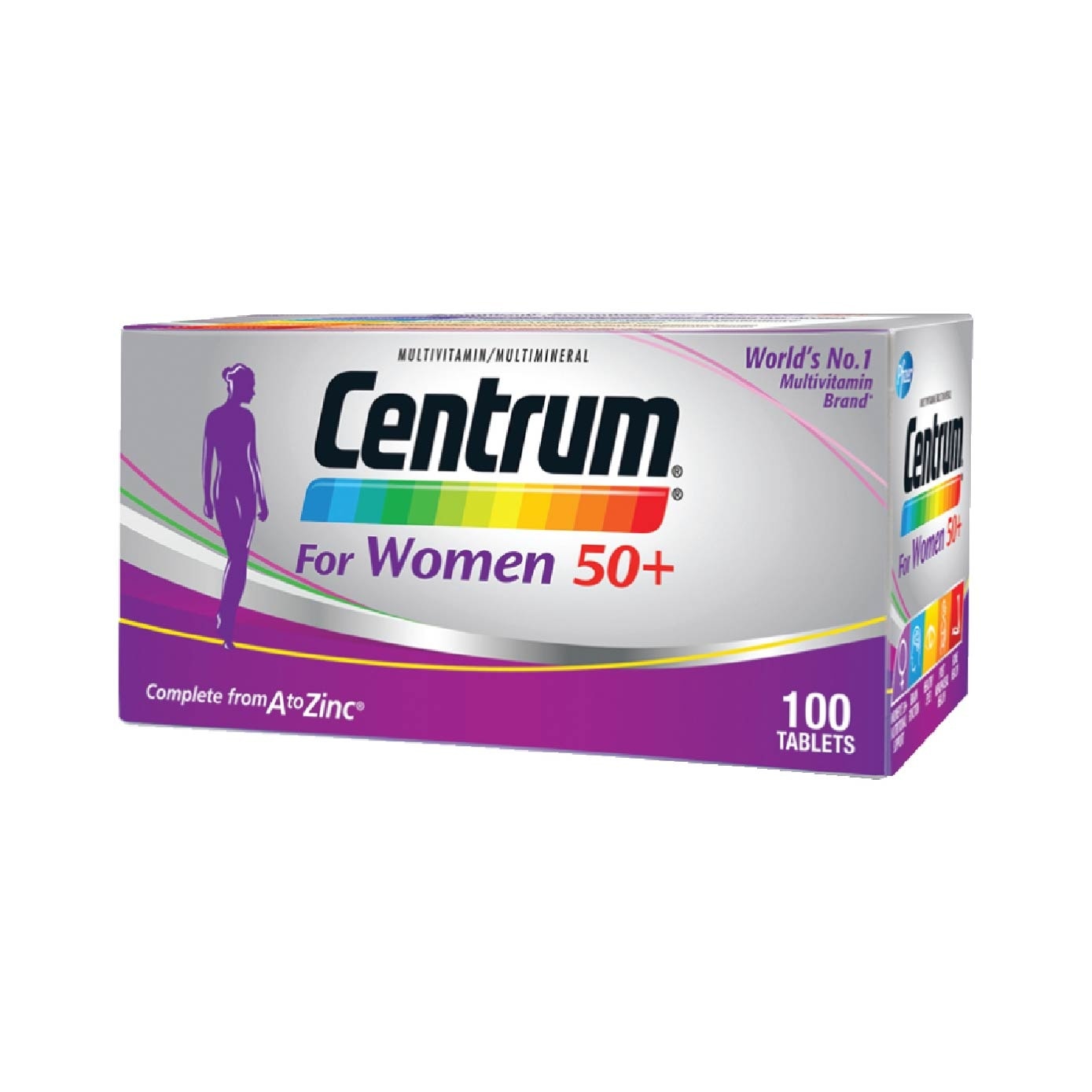 Multivitamin & Multimineral Tablets For Women 50+ (Complete from A to Zinc) 100s