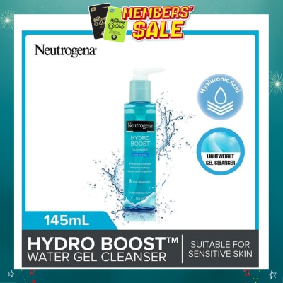 NEUTROGENA - Hydro Boost Water Gel Facial Cleanser (For Dry & Sensitive Skin) 145ml