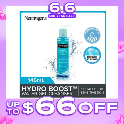 NEUTROGENA - Hydro Boost Water Gel Facial Cleanser (For Dry & Sensitive Skin) 145ml