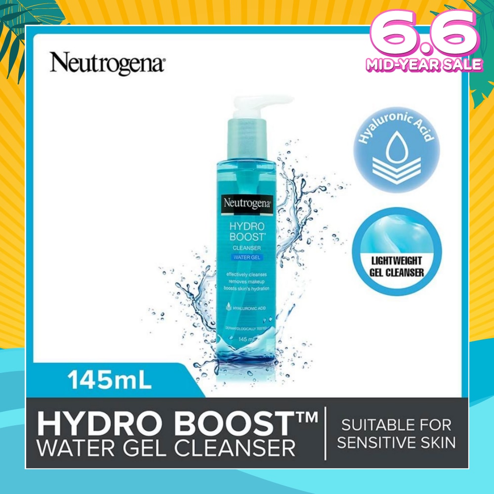 Hydro Boost Water Gel Facial Cleanser (For Dry & Sensitive Skin) 145ml