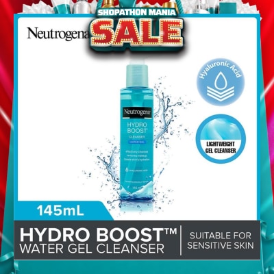 NEUTROGENA - Hydro Boost Water Gel Facial Cleanser (For Dry & Sensitive Skin) 145ml