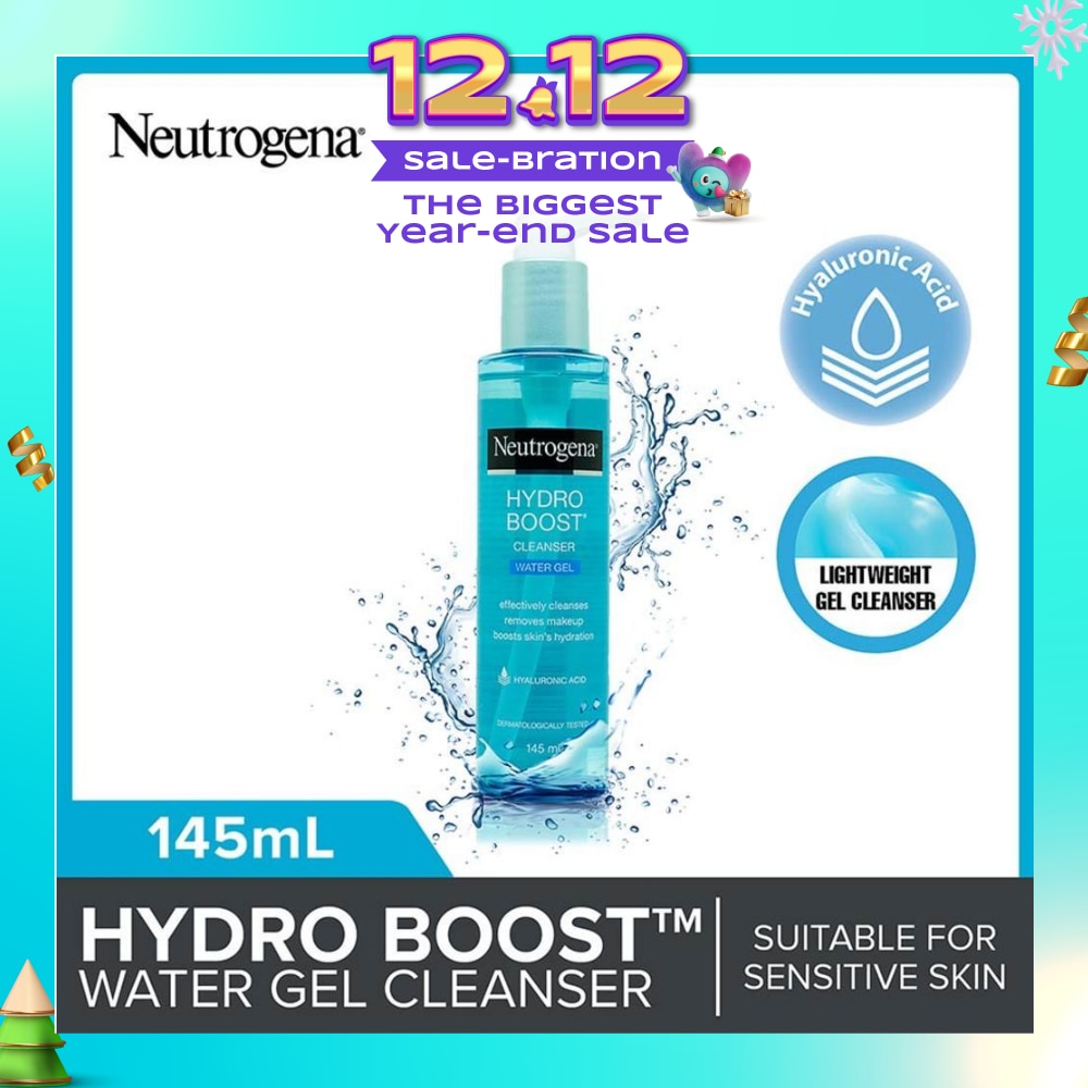 Hydro Boost Water Gel Facial Cleanser (For Dry & Sensitive Skin) 145ml