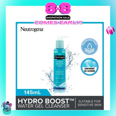 NEUTROGENA - Hydro Boost Water Gel Facial Cleanser (For Dry & Sensitive Skin) 145ml