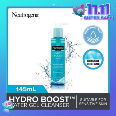 NEUTROGENA Hydro Boost Water Gel Facial Cleanser (For Dry & Sensitive Skin) 145ml