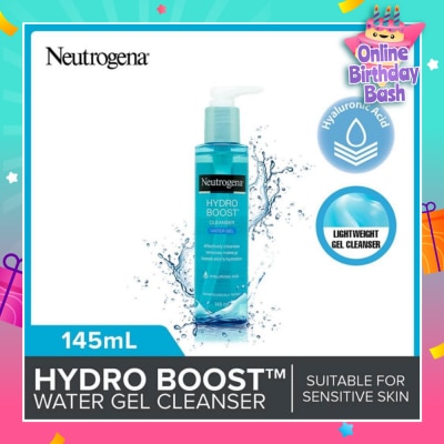 NEUTROGENA Hydro Boost Water Gel Facial Cleanser (For Dry & Sensitive Skin) 145ml