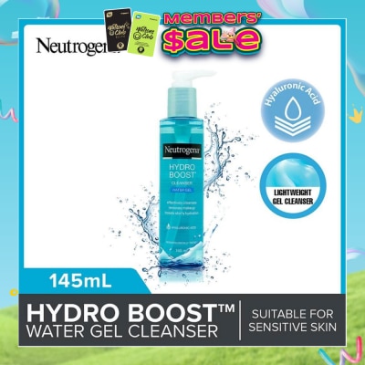 NEUTROGENA - Hydro Boost Water Gel Facial Cleanser (For Dry & Sensitive Skin) 145ml