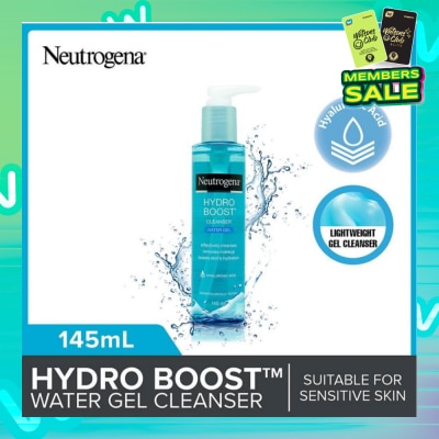 NEUTROGENA Hydro Boost Water Gel Facial Cleanser (For Dry & Sensitive Skin) 145ml