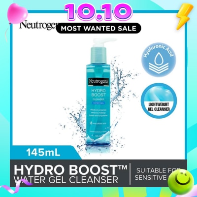 NEUTROGENA Hydro Boost Water Gel Facial Cleanser (For Dry & Sensitive Skin) 145ml image