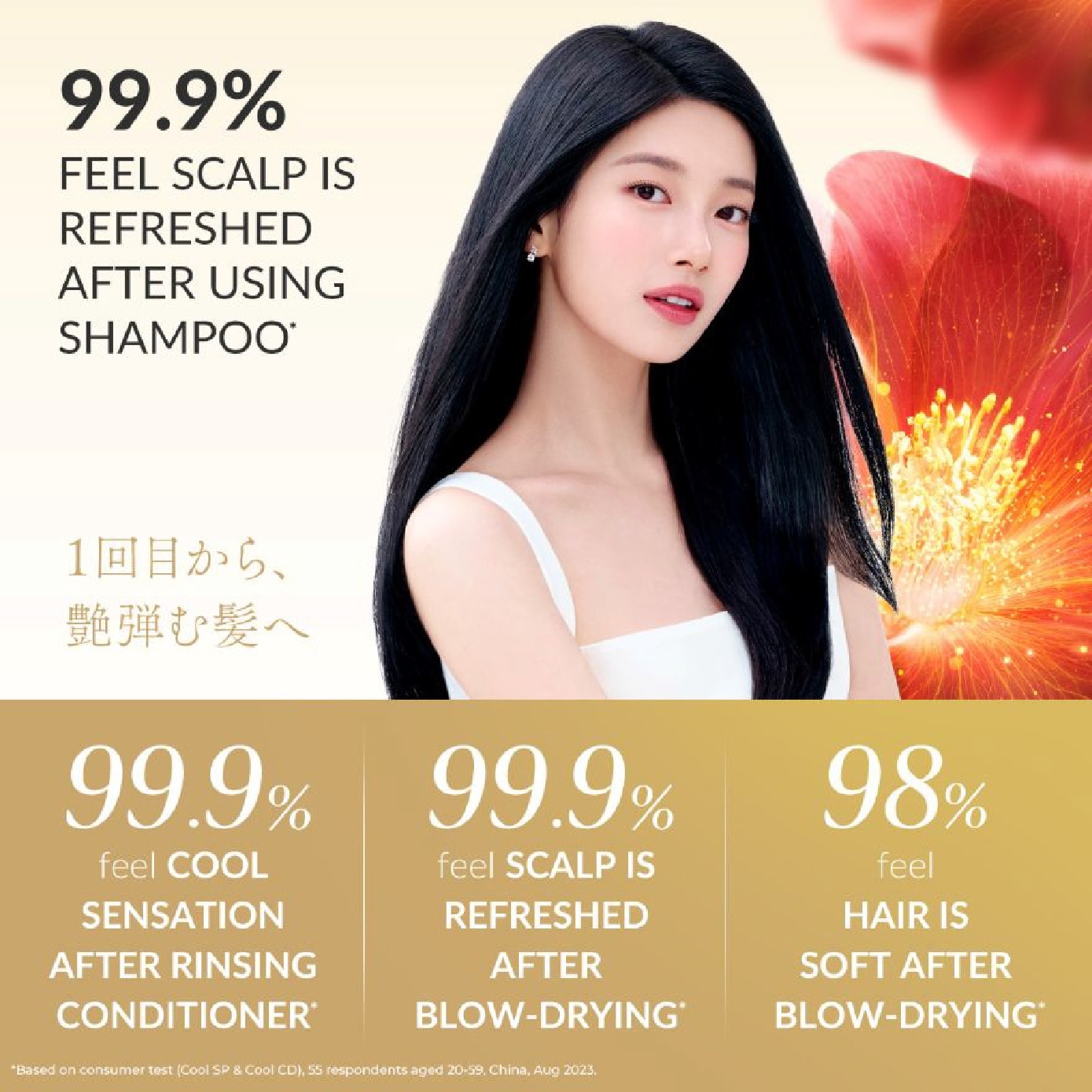 Premium Cool & Repair Shampoo (Smooth Hair With Less Sweat & Sebum. Cooling, Refreshing Sensation) 450ml
