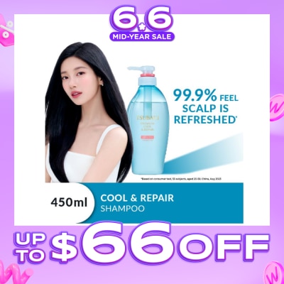 TSUBAKI - Premium Cool & Repair Shampoo (Smooth Hair With Less Sweat & Sebum. Cooling, Refreshing Sensation) 450ml