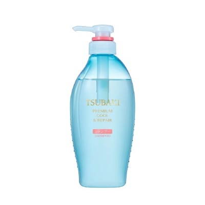 TSUBAKI - Premium Cool & Repair Shampoo (Smooth Hair With Less Sweat & Sebum. Cooling, Refreshing Sensation) 450ml