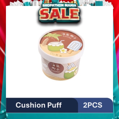 YAO ZHI - Ice-Cream Sea Salt Coconut Cushion Puff 2s