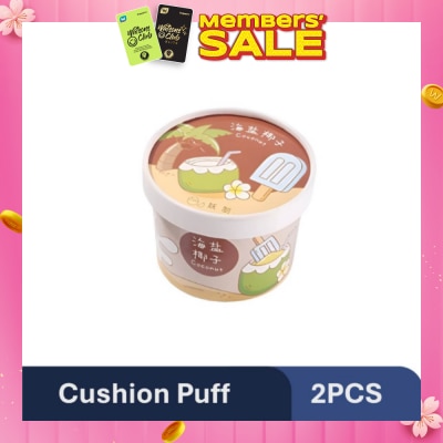 YAO ZHI Ice-Cream Sea Salt Coconut Cushion Puff 2s