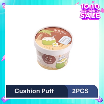 YAO ZHI Ice-Cream Sea Salt Coconut Cushion Puff 2s