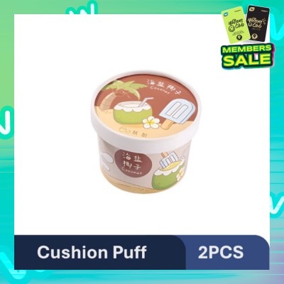 YAO ZHI Ice-Cream Sea Salt Coconut Cushion Puff 2s