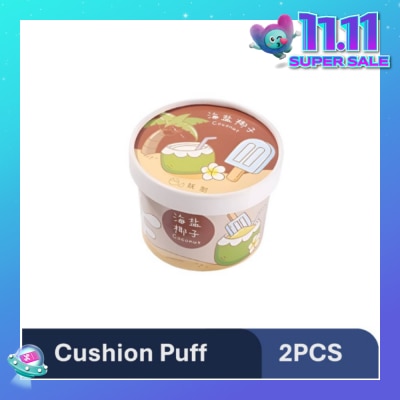 YAO ZHI Ice-Cream Sea Salt Coconut Cushion Puff 2s