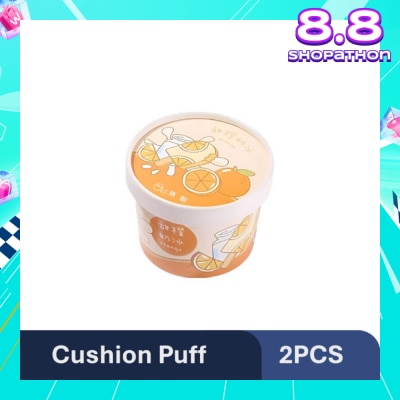 YAO ZHI Ice-Cream Orange Cushion Puff 2s
