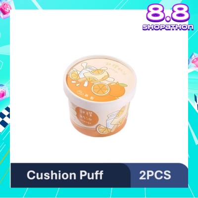 YAO ZHI Ice-Cream Orange Cushion Puff 2s