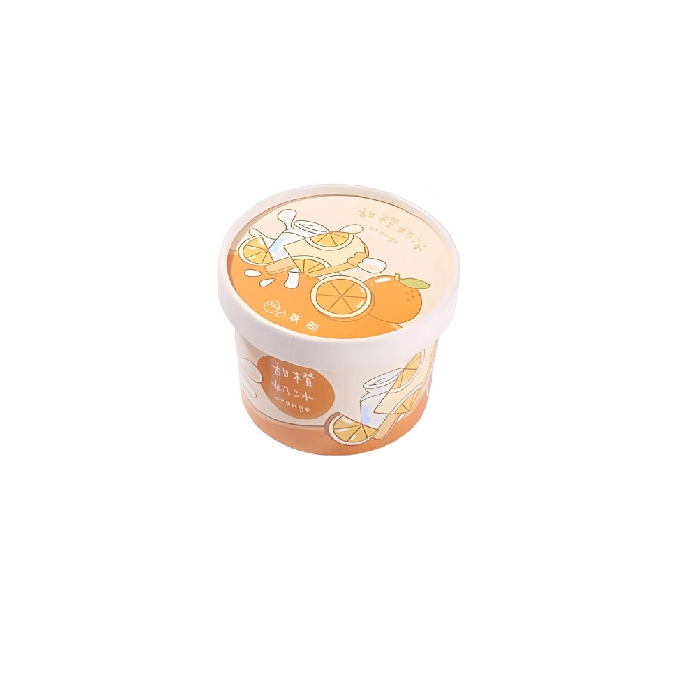 Ice-Cream Orange Cushion Puff 2s