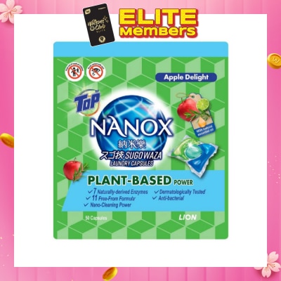 TOP NANOX Laundry Capsule Apple Delight 50s