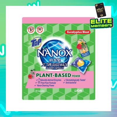 TOP NANOX Laundry Capsule Eucalyptus Blast 50s