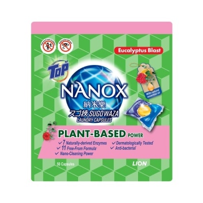 TOP NANOX Laundry Capsule Eucalyptus Blast 50s