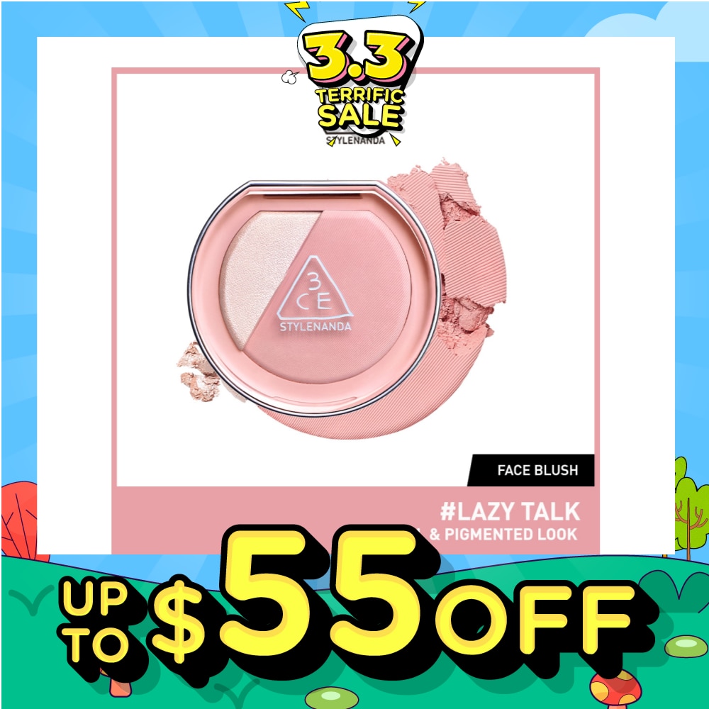 3CE Blushlighter Natural & Pigmented Look #Lazy Talk 58g