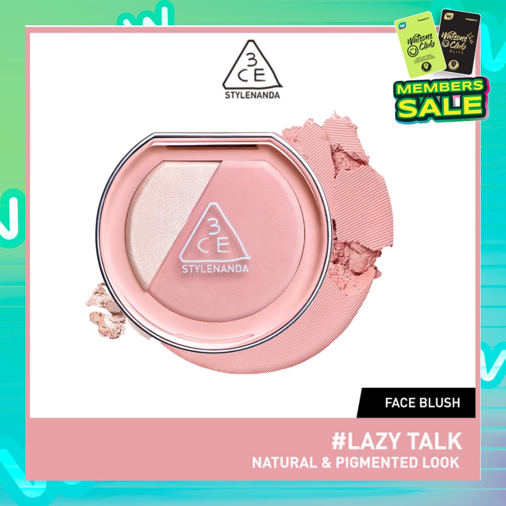 3CE Blushlighter Natural & Pigmented Look #Lazy Talk 58g