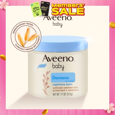 AVEENO BABY Dermexa Night Time Balm 312g