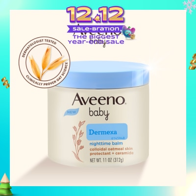 AVEENO BABY Dermexa Night Time Balm 312g