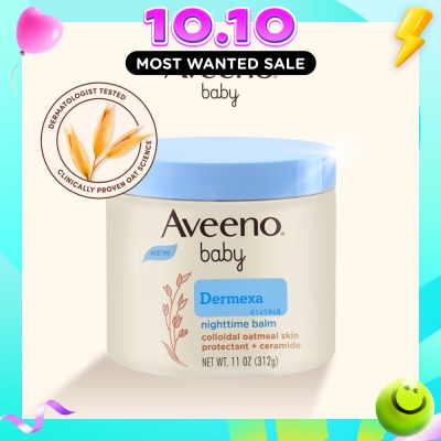 AVEENO BABY Dermexa Night Time Balm 312g image