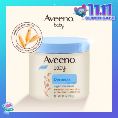 AVEENO BABY Dermexa Night Time Balm 312g