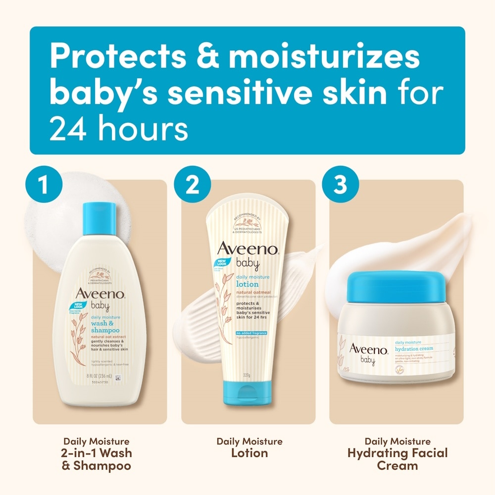 Daily Moisture Lotion with Natural Colloidal Oatmeal (Hypoallergenic) 100g