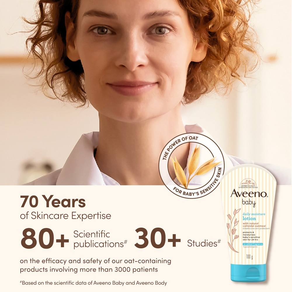 Daily Moisture Lotion with Natural Colloidal Oatmeal (Hypoallergenic) 100g