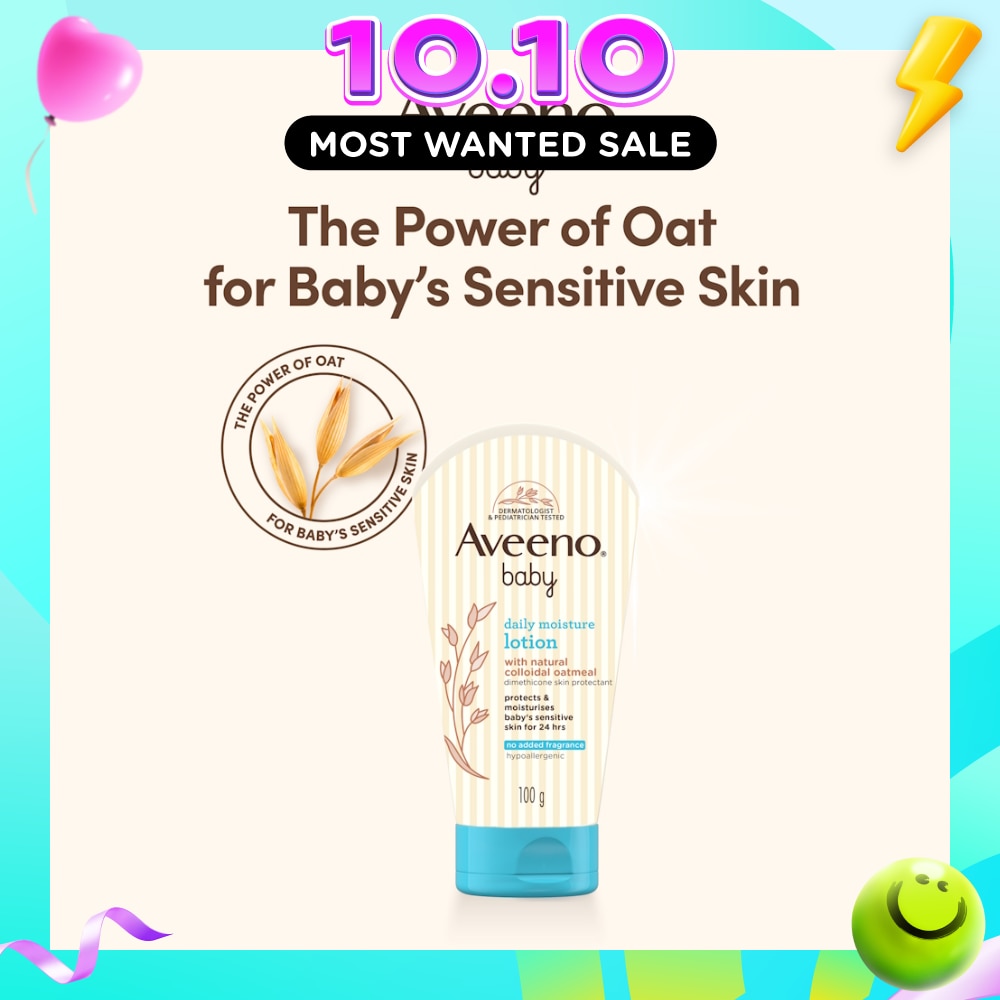 Daily Moisture Lotion with Natural Colloidal Oatmeal (Hypoallergenic) 100g image