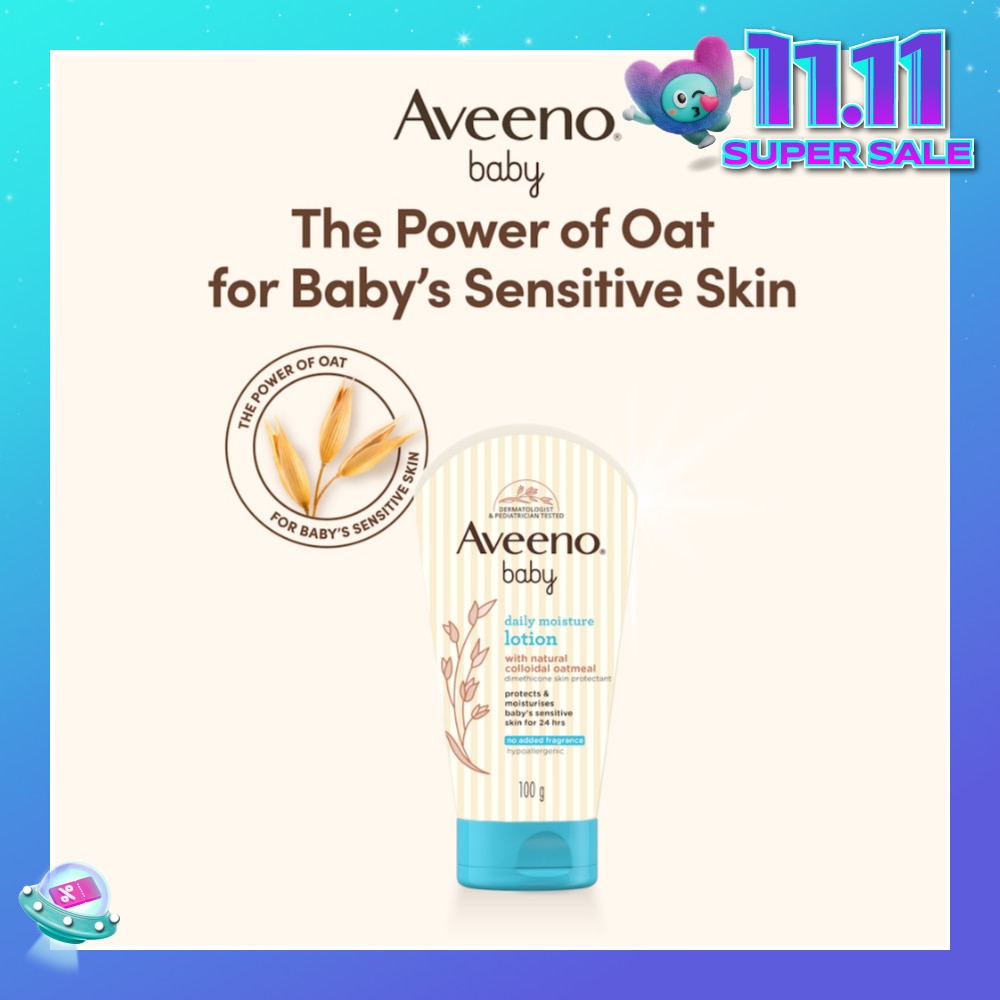 Daily Moisture Lotion with Natural Colloidal Oatmeal (Hypoallergenic) 100g