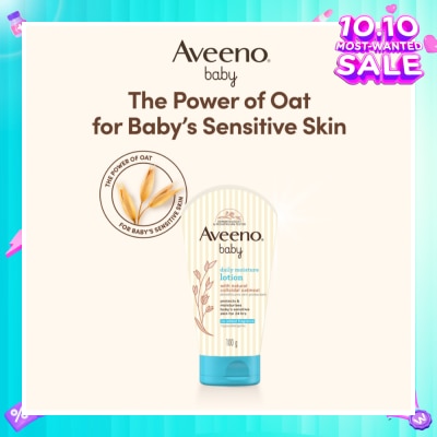 AVEENO BABY Daily Moisture Lotion with Natural Colloidal Oatmeal (Hypoallergenic) 100g