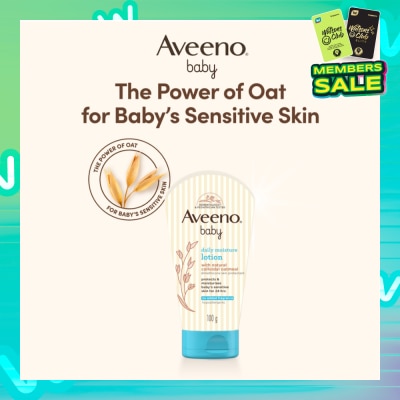 AVEENO BABY Daily Moisture Lotion with Natural Colloidal Oatmeal (Hypoallergenic) 100g