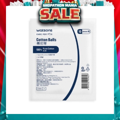 WATSONS - Sterile Cotton Ball (10pcs/pack)