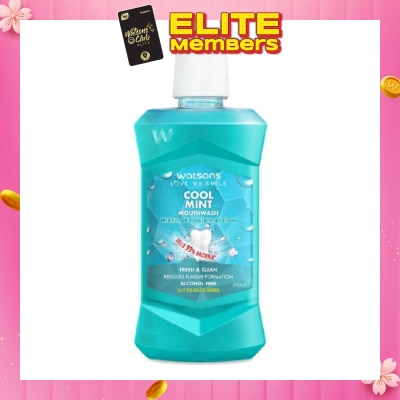 WATSONS Watsons Micellar Double Action Fresh & Clean Cool Mint Mouthwash 500ml