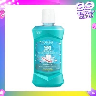 WATSONS Watsons Micellar Double Action Fresh & Clean Cool Mint Mouthwash 500ml